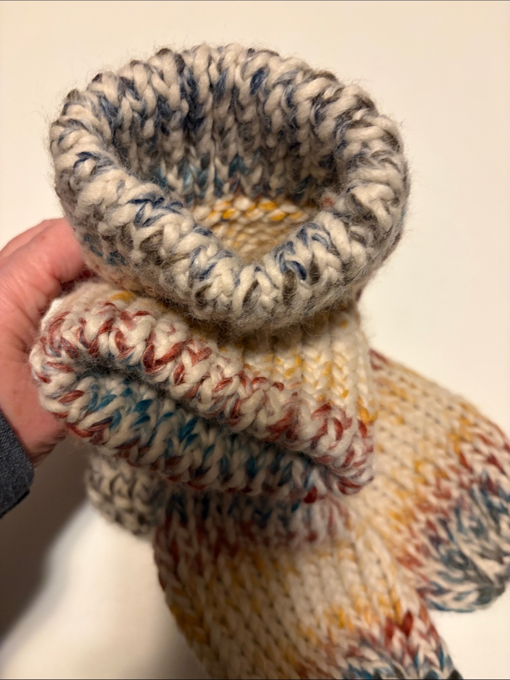 Hand-Knit Wool-blend Socks - Picture 4 of 5